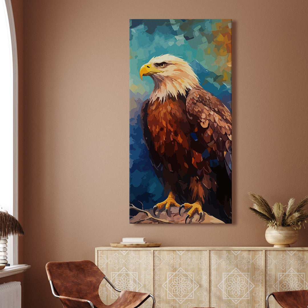 Amazing Wildlife Wall Art. Large Canvas Framed Digital Reprints of Jungle, Wildlife, Animals and Birds. Ready To Hang. Size: 24 Inch x 48 Inch (WBWA52)