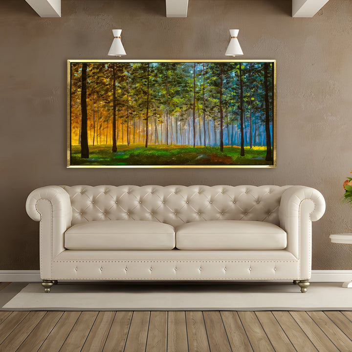 Amazing Wildlife Wall Art. Large Canvas Paintings. Framed Digital Reprints of Jungle, Wildlife, Animals and Birds 24 Inch x 48 Inch (WBWA19)