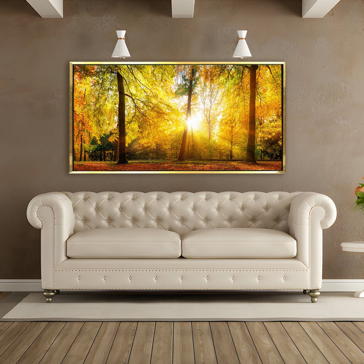 Amazing Wildlife Wall Art. Large Canvas Paintings. Framed Digital Reprints of Jungle, Wildlife, Animals and Birds 24 Inch x 48 Inch(WBWA03)