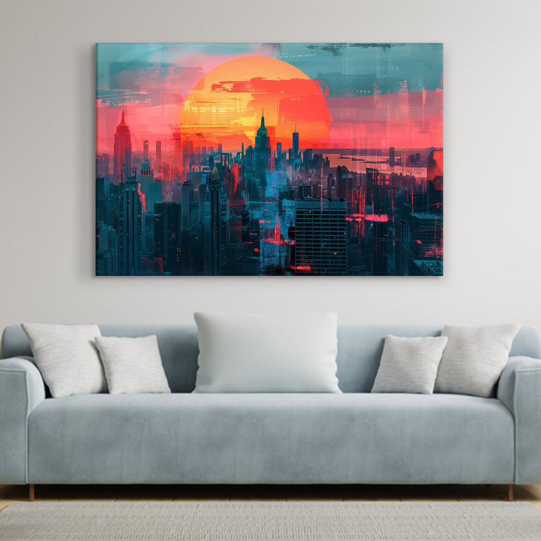 Beautiful Landscapes Painting on Canvas. Large Premium Framed Wall Art for Living Room, Office Spaces. (LDWA22)