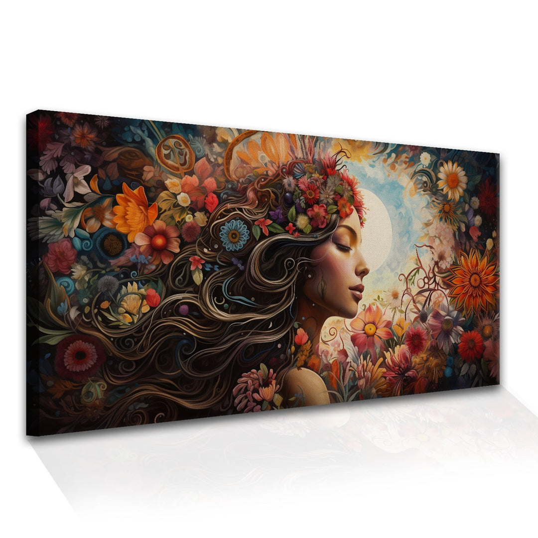 Boho Chic Large Size framed Wall Art Painting For Home and Office Wall Decoration