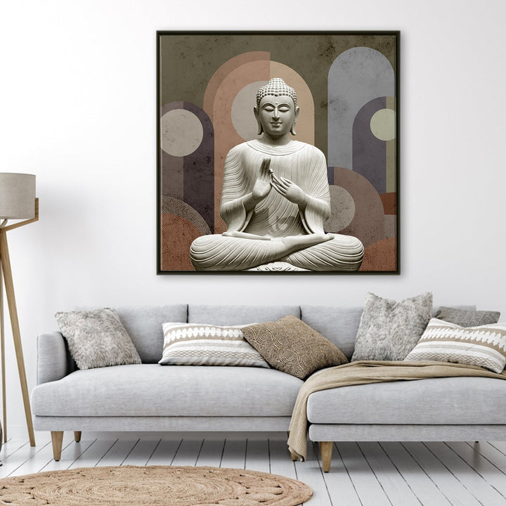 Buddha Canvas Painting For Home and Hotels Wall Decoration