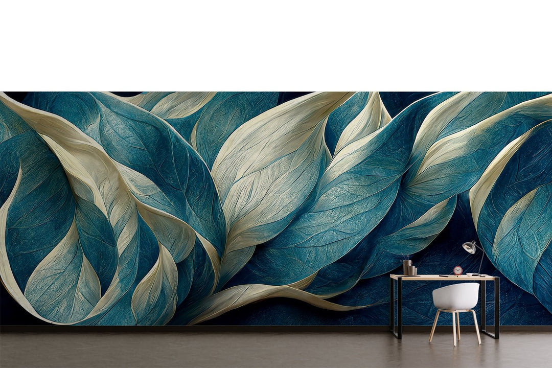 Custom 3D Topical leaves Wallpaper Murals For living Room Wall Decoration