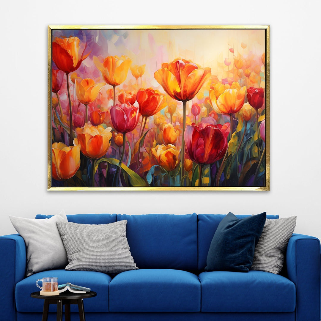 Enchanting Floral Wall Art: A Symphony of Nature's Elegance.