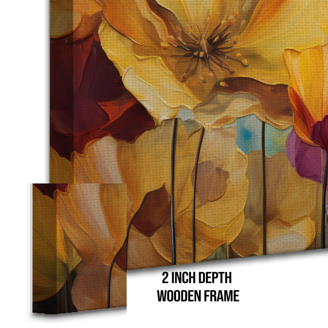 Enchanting Floral Wall Art: A Symphony of Nature's Elegance.