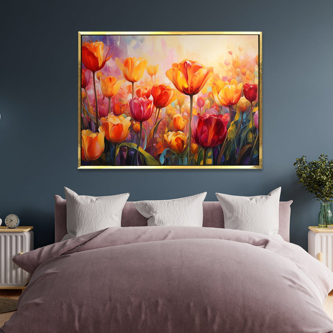 Enchanting Floral Wall Art: A Symphony of Nature's Elegance.