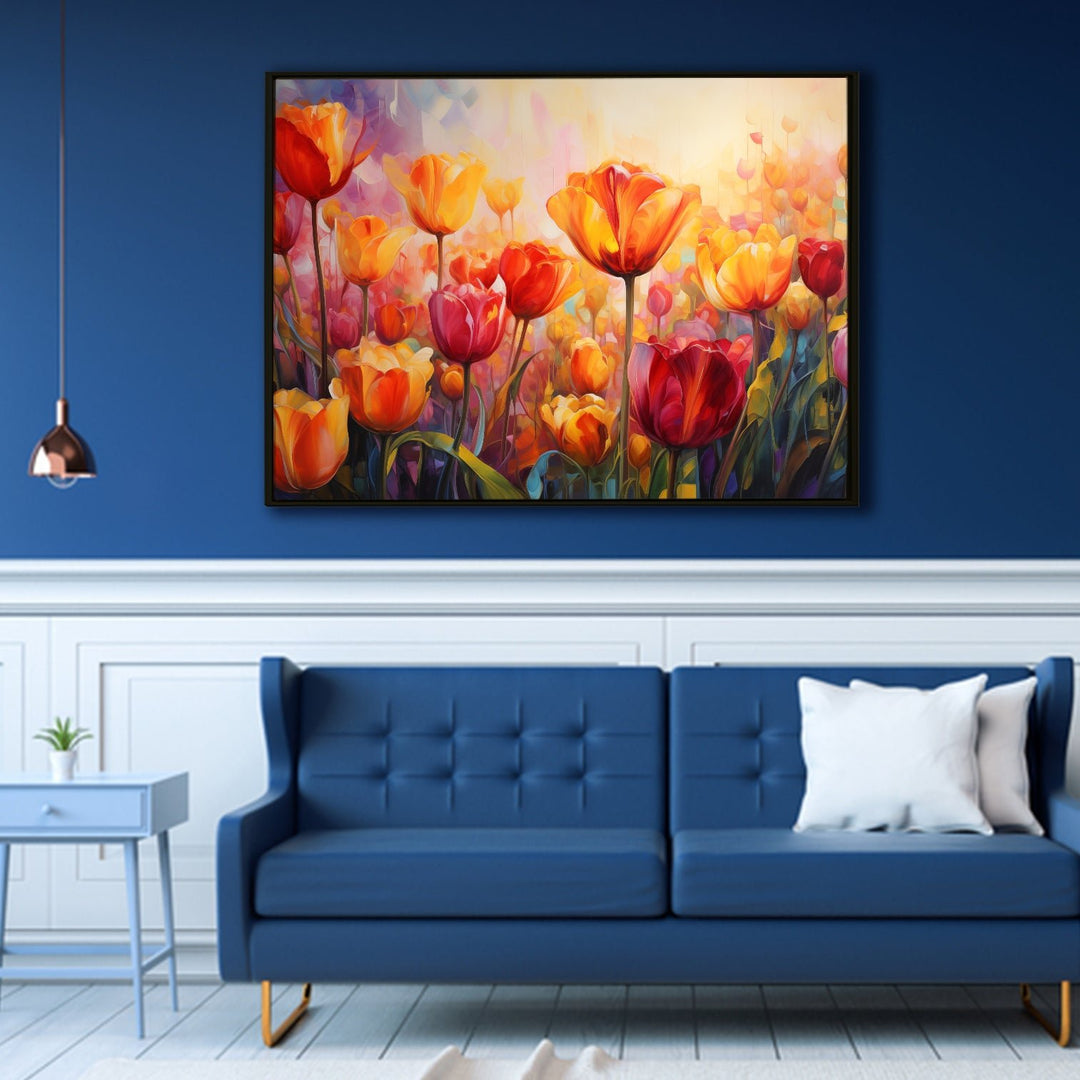 Enchanting Floral Wall Art: A Symphony of Nature's Elegance.