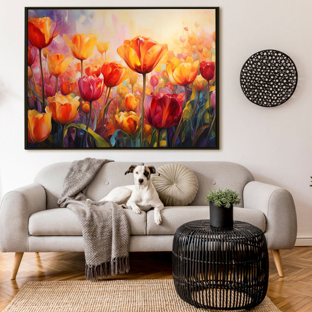 Enchanting Floral Wall Art: A Symphony of Nature's Elegance.