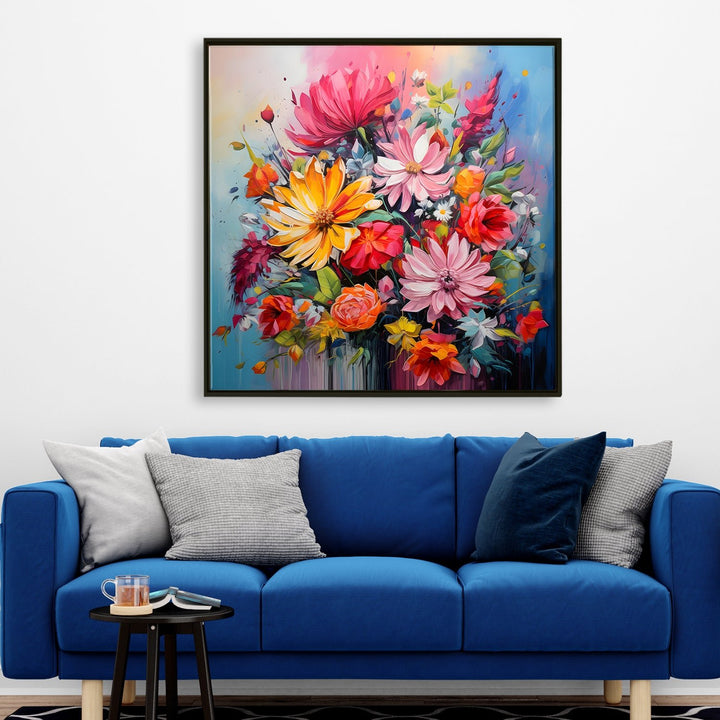 Enchanting Floral Wall Art For Kids Room Wall Decoration