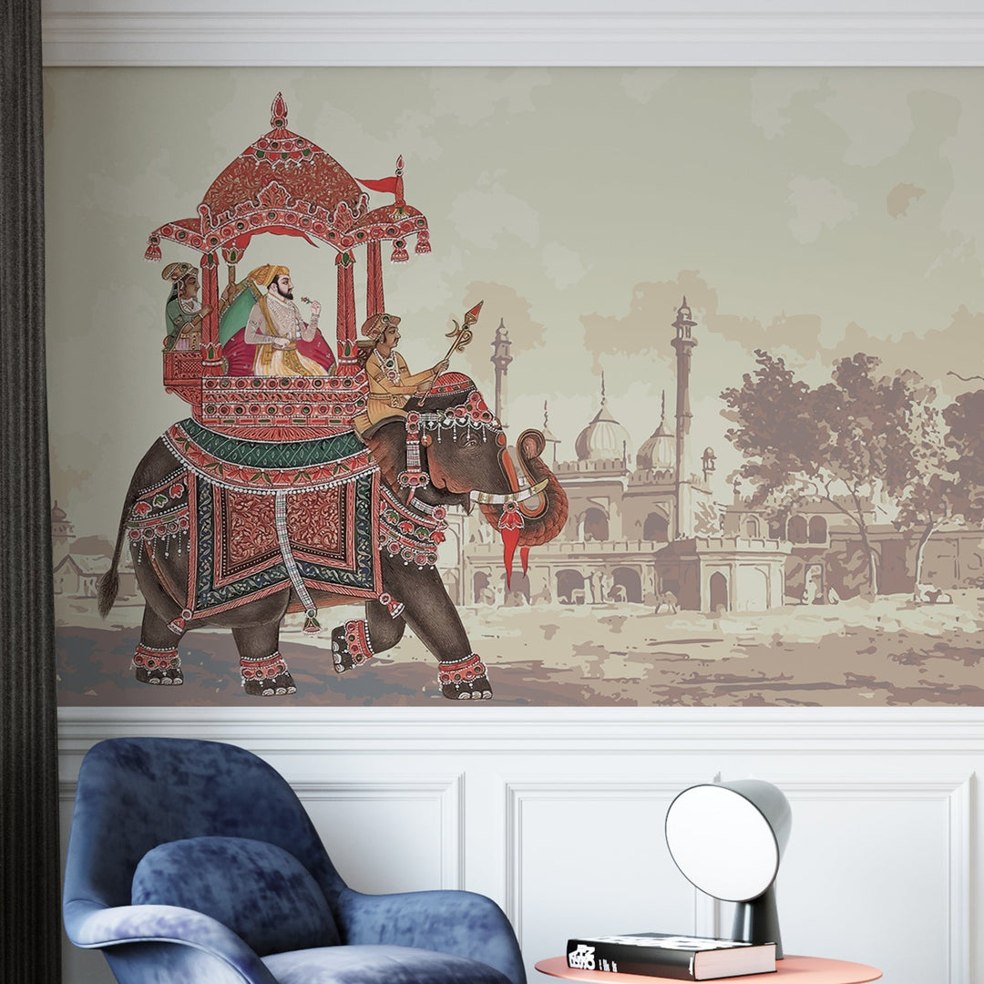 Ethnic India Themed Premium Wallpaper Murals For Home, Hotel and Café Decoration