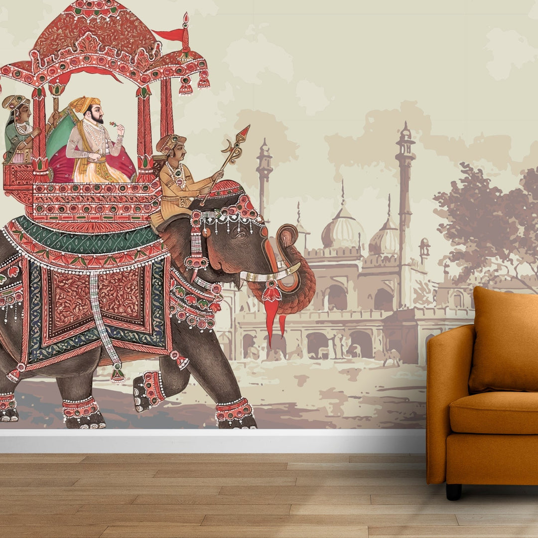 Ethnic India Themed Premium Wallpaper Murals For Home, Hotel and Café Decoration