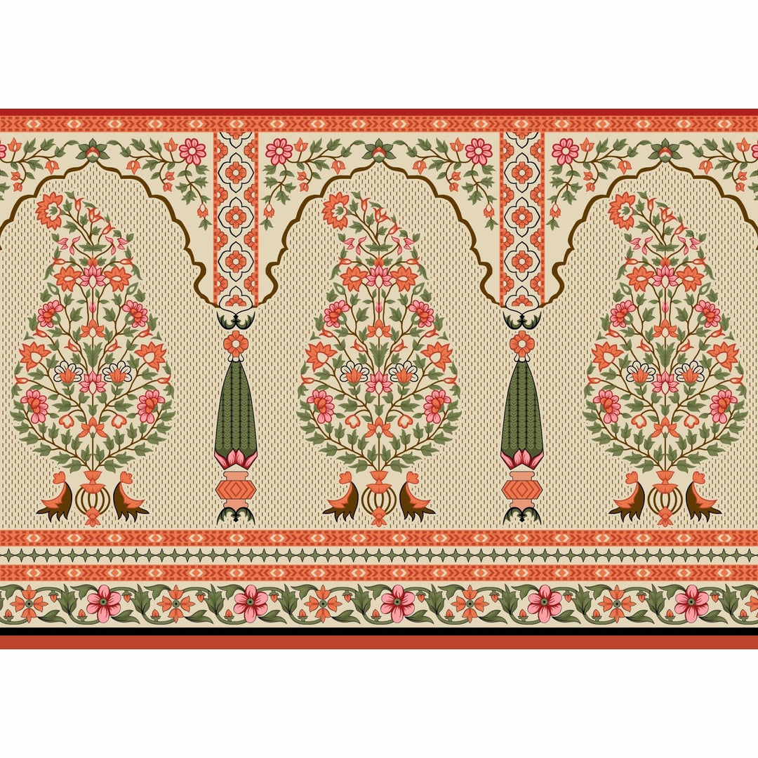 Ethnic India Themed Premium Wallpaper Murals For Home, Hotel and Café Decoration