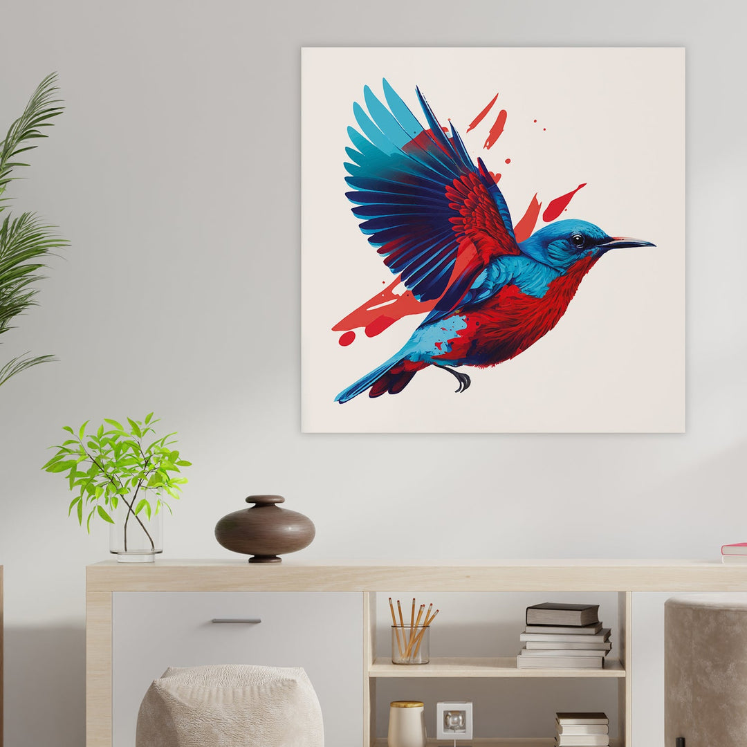 Exquisite Birds Canvas Painting for Nature Enthusiasts(24inch x 24inch)