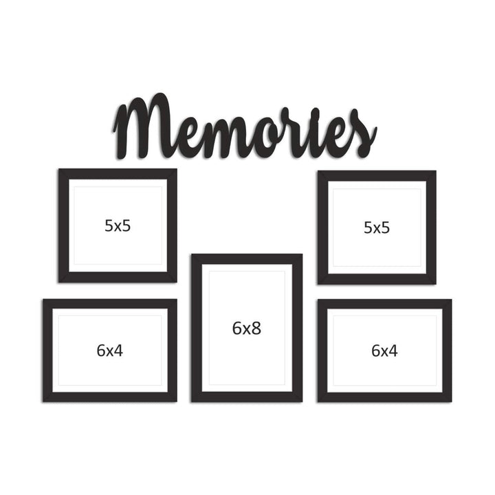 Family Love Memories Home Photo Frame Collage Set For Home Decor (MEMORIES)