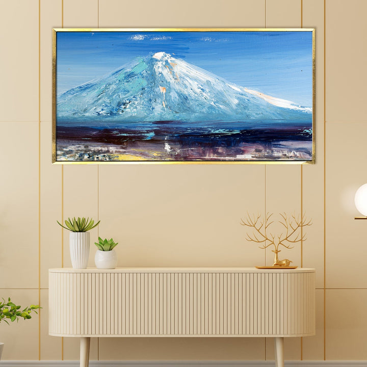 Feng Shui Mountain Canvas Painting For Living Room Wall Decoration