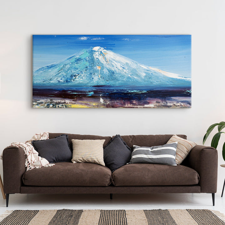 Feng Shui Mountain Canvas Painting For Living Room Wall Decoration