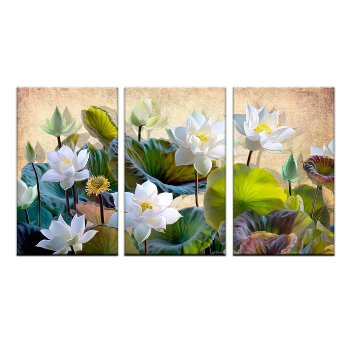 Floral Canvas Painting For Bedroom and Living Room Wall Decoration