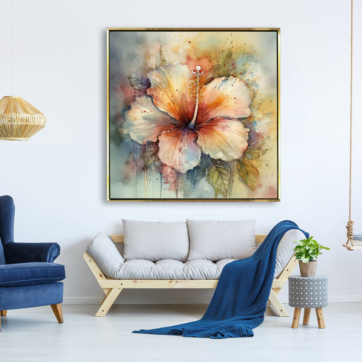 Floral Canvas Wall Art For Living Room and Hotels Wall Decoration