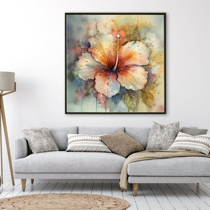 Floral Canvas Wall Art For Living Room and Hotels Wall Decoration