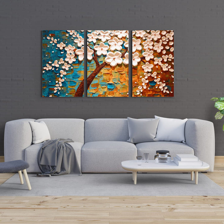 Floral Wall Art Canvas Painting For Home and Office Wall Decoration