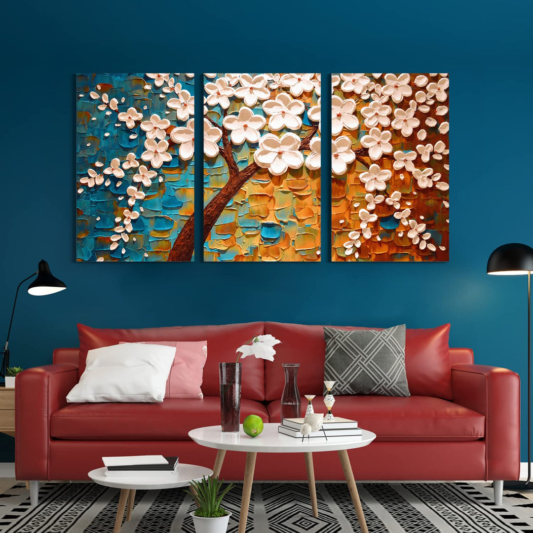 Floral Wall Art Canvas Painting For Home and Office Wall Decoration