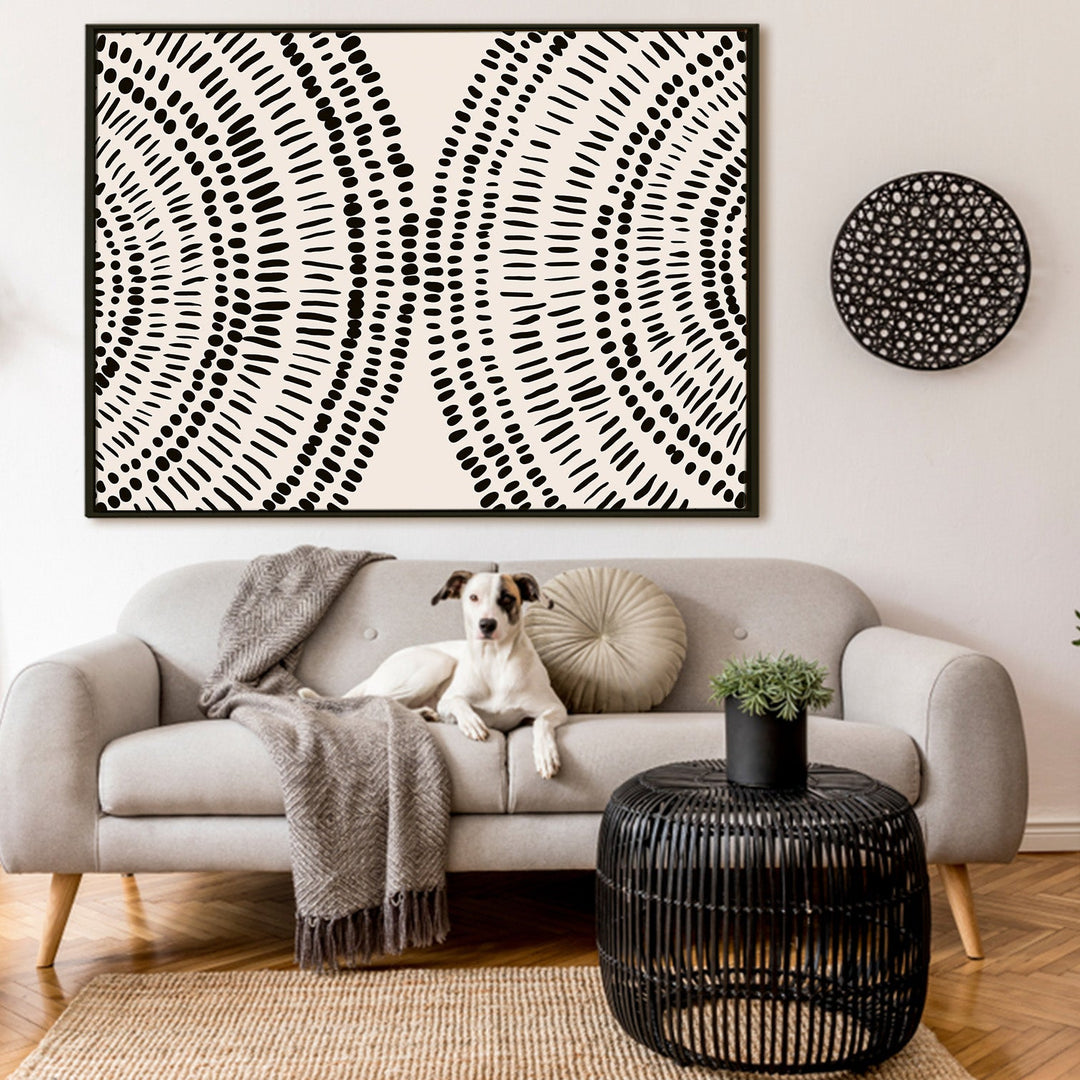 Framed Canvas Digital Abstract Modern Art Wall Painting For Home and Hotels Wall Decoration. Digital Reprint (ABWA16)