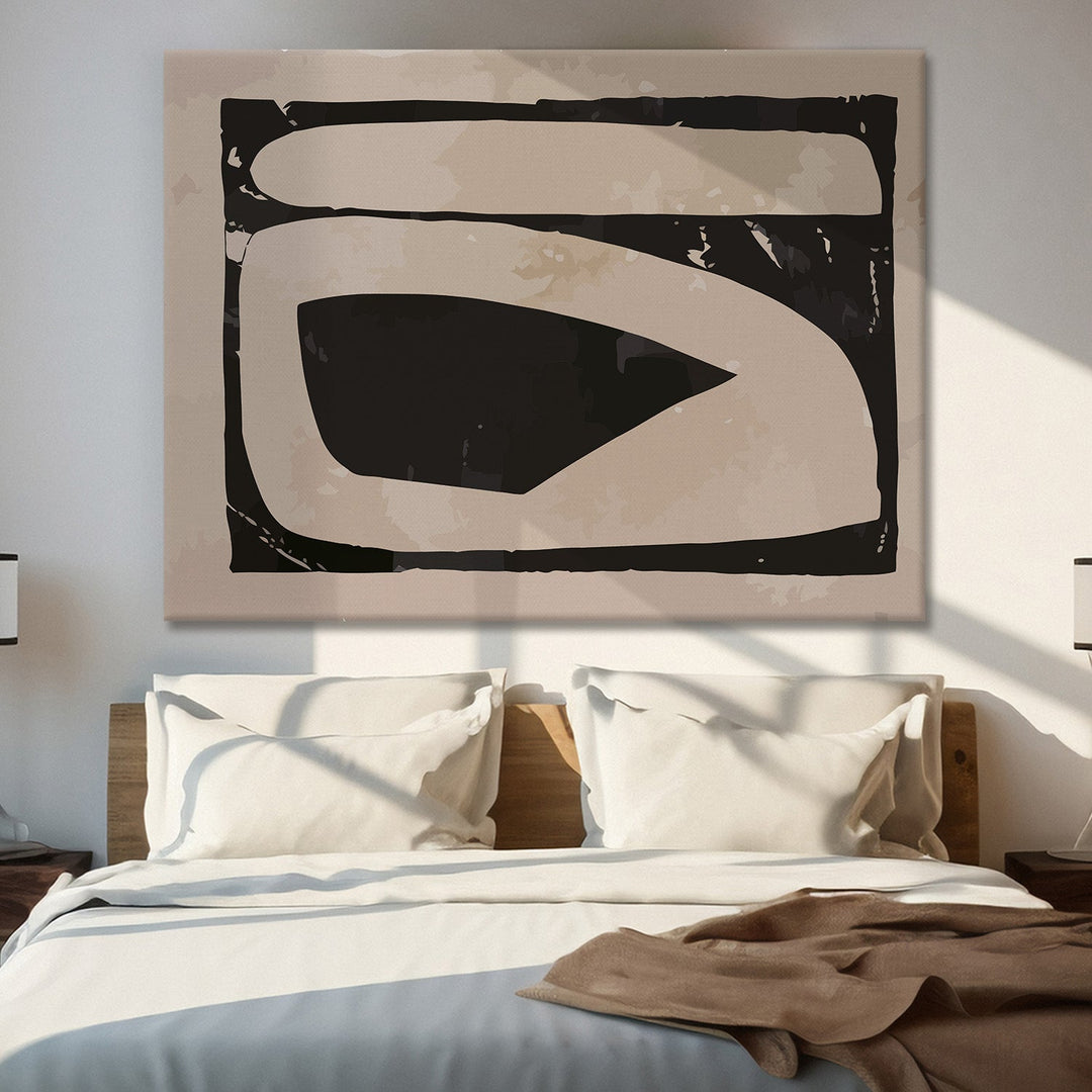 Framed Canvas Digital Abstract Modern Art Wall Painting For Home and Hotels Wall Decoration. Digital Reprint (ABWA17)