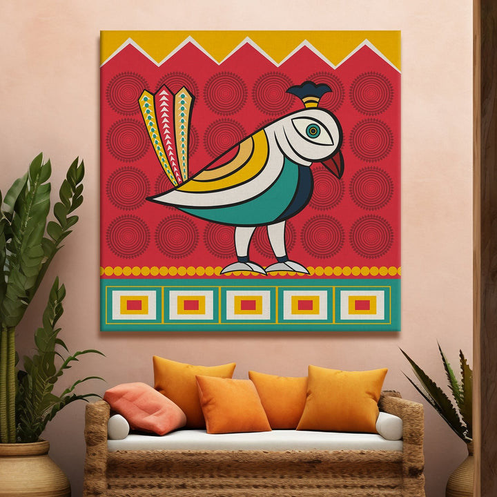 Kalighat Canvas Painting For Home and Office Wall Decoration