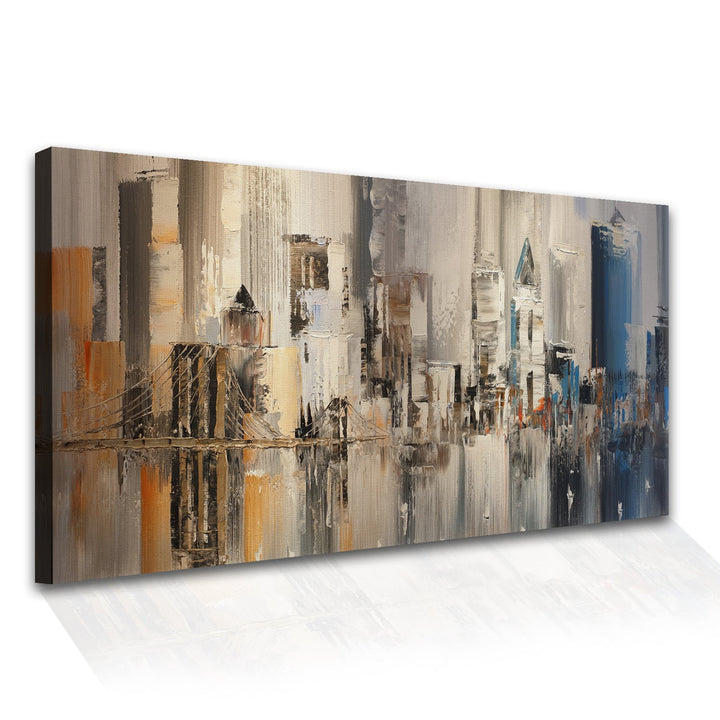 Landscapes Abstract Modern Art Large Canvas Paintings. Framed Digital Reprints of Famous and Vibrant Artwork (LDWA05)