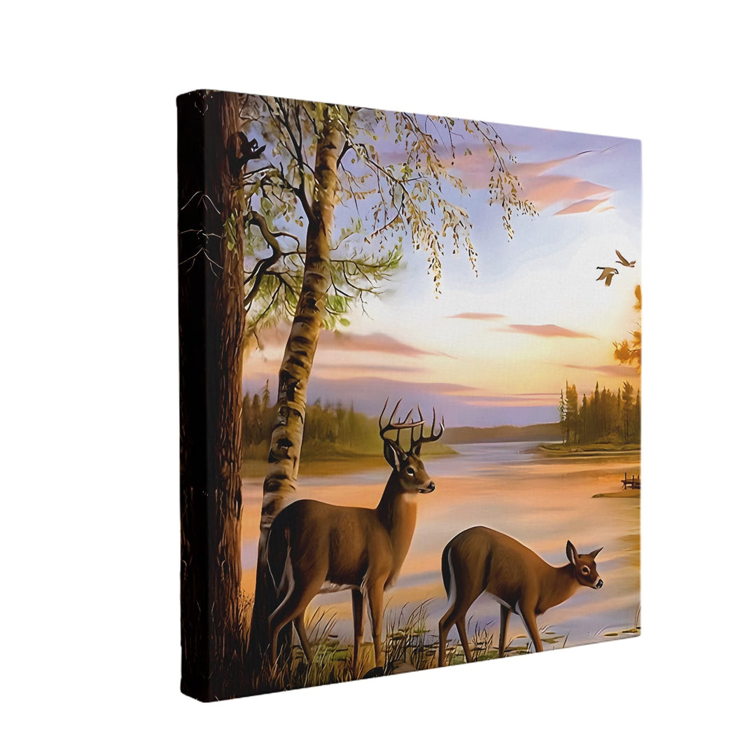 Large Nature Canvas Wall Art Painting for Living Room, Home, and Office.