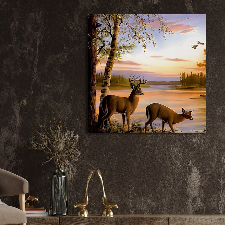 Large Nature Canvas Wall Art Painting for Living Room, Home, and Office.