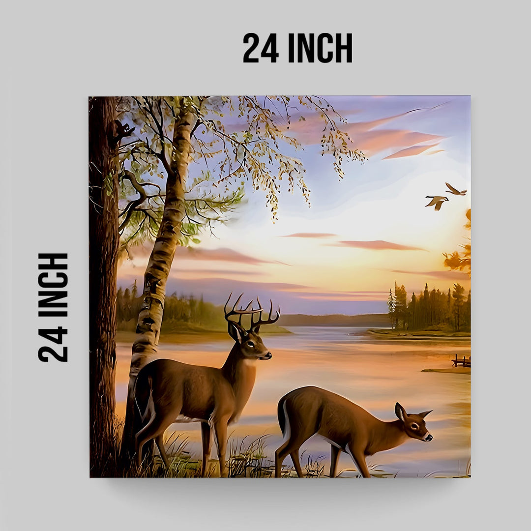 Large Nature Canvas Wall Art Painting for Living Room, Home, and Office.