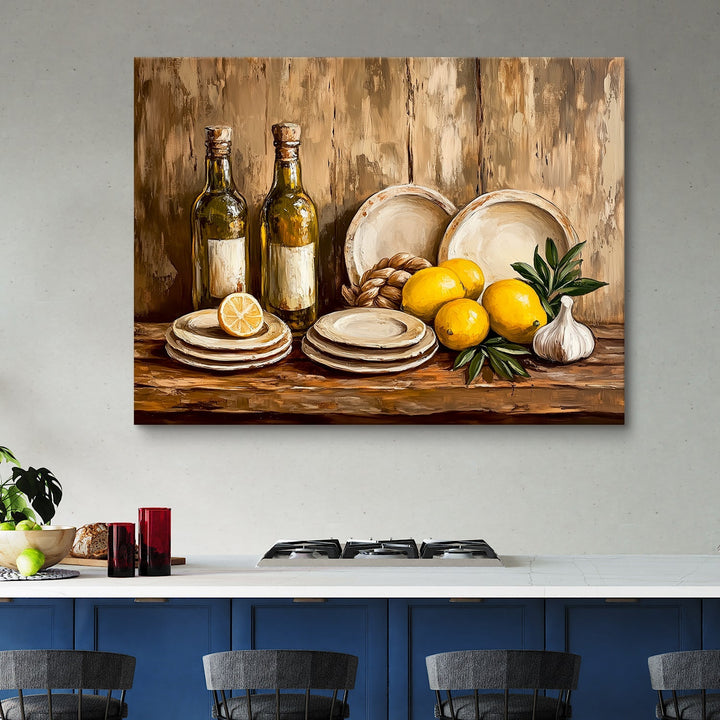 Large Premium Framed Canvas for kitchen, dining area, cafe, restaurant, or hotel (KTCWA0012)