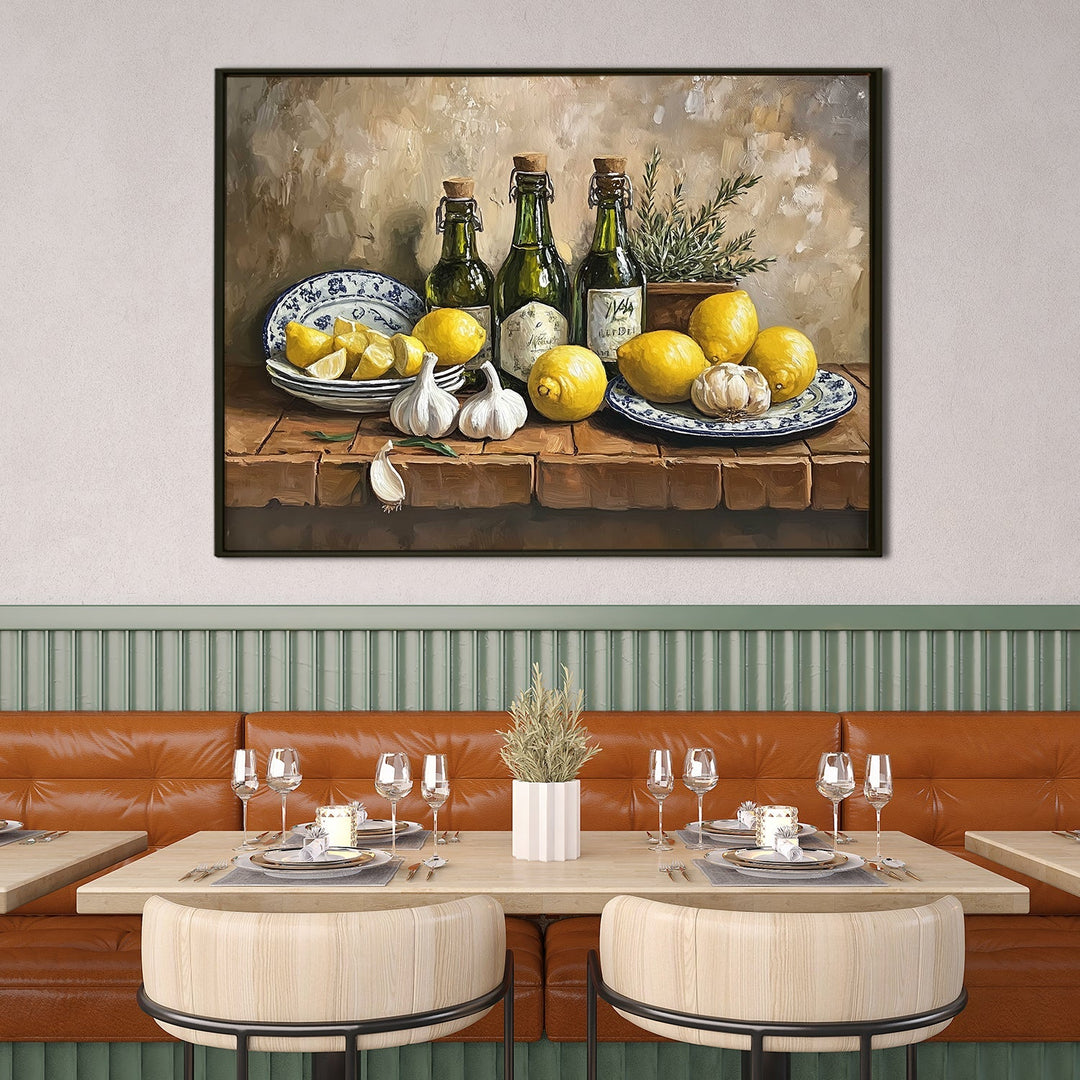 Large Premium Framed Canvas for kitchen, dining area, cafe, restaurant, or hotel (KTCWA0013)