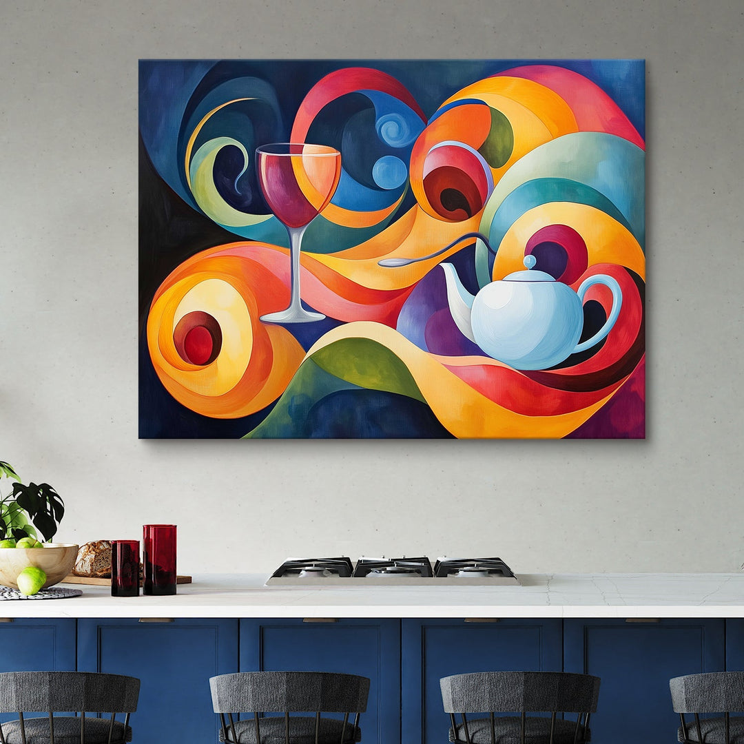 Large Premium Framed Canvas for kitchen, dining area, cafe, restaurant, or hotel (KTCWA0015)