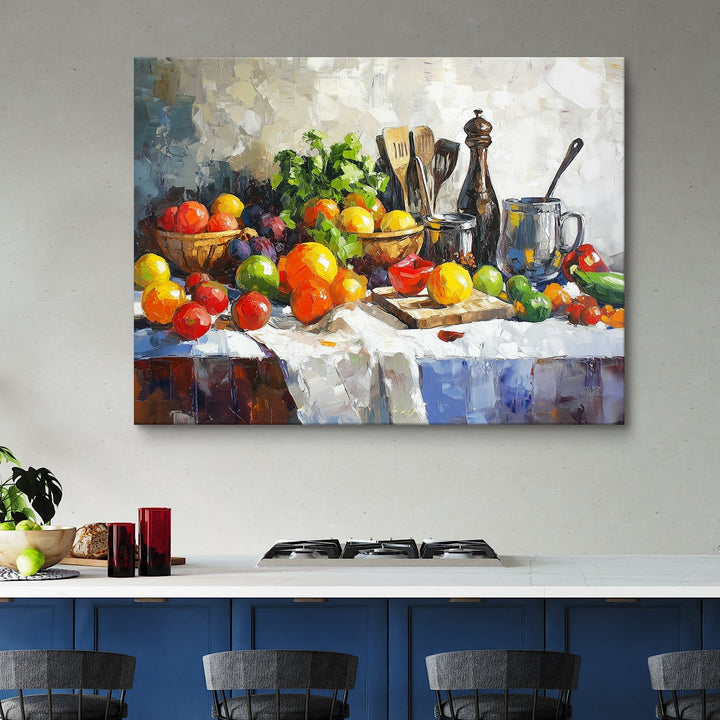 Large Premium Framed Canvas for kitchen, dining area, cafe, restaurant, or hotel (KTCWA002)