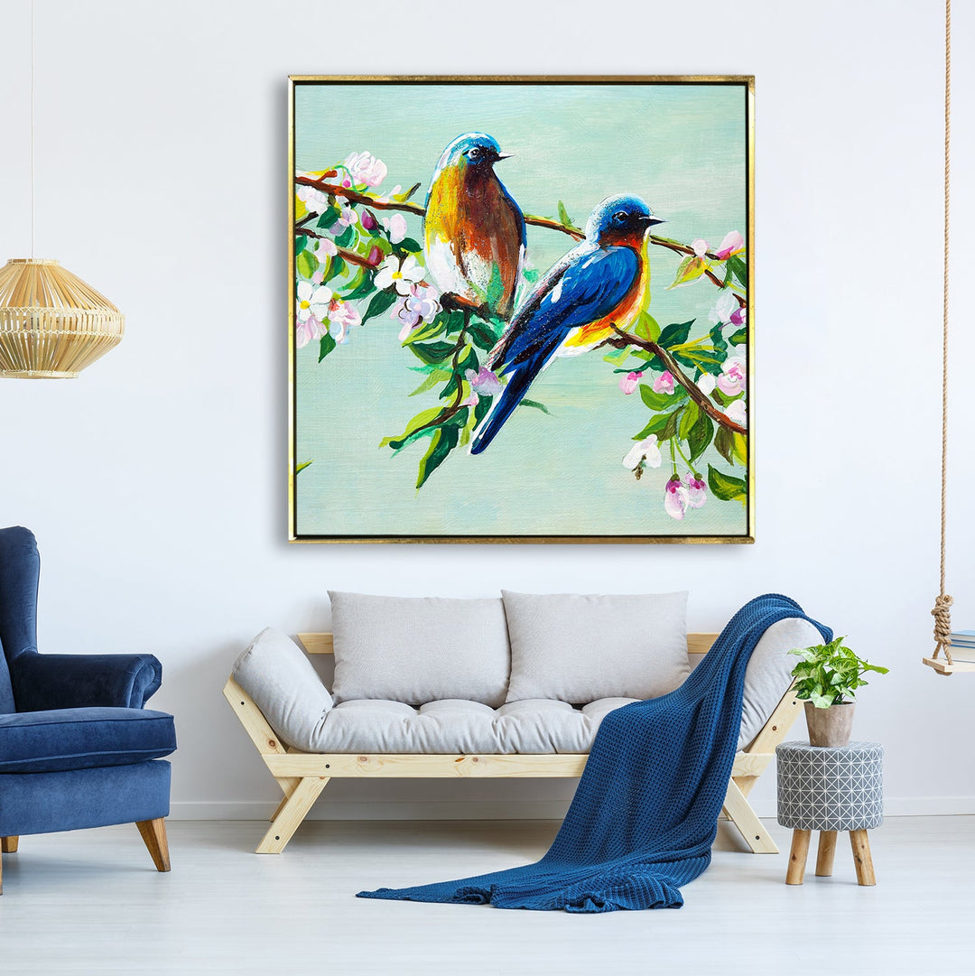 Large Wildlife Canvas Wall Art Painting for Living Room, Home, and Office.