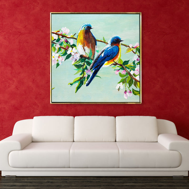 Large Wildlife Canvas Wall Art Painting for Living Room, Home, and Office.