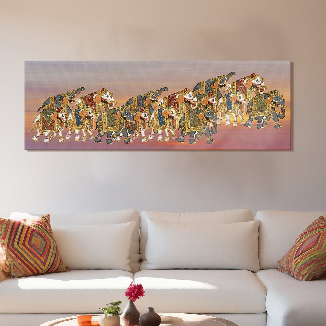 Large Wildlife Canvas Wall Art Painting for Living Room, Home, and Office.