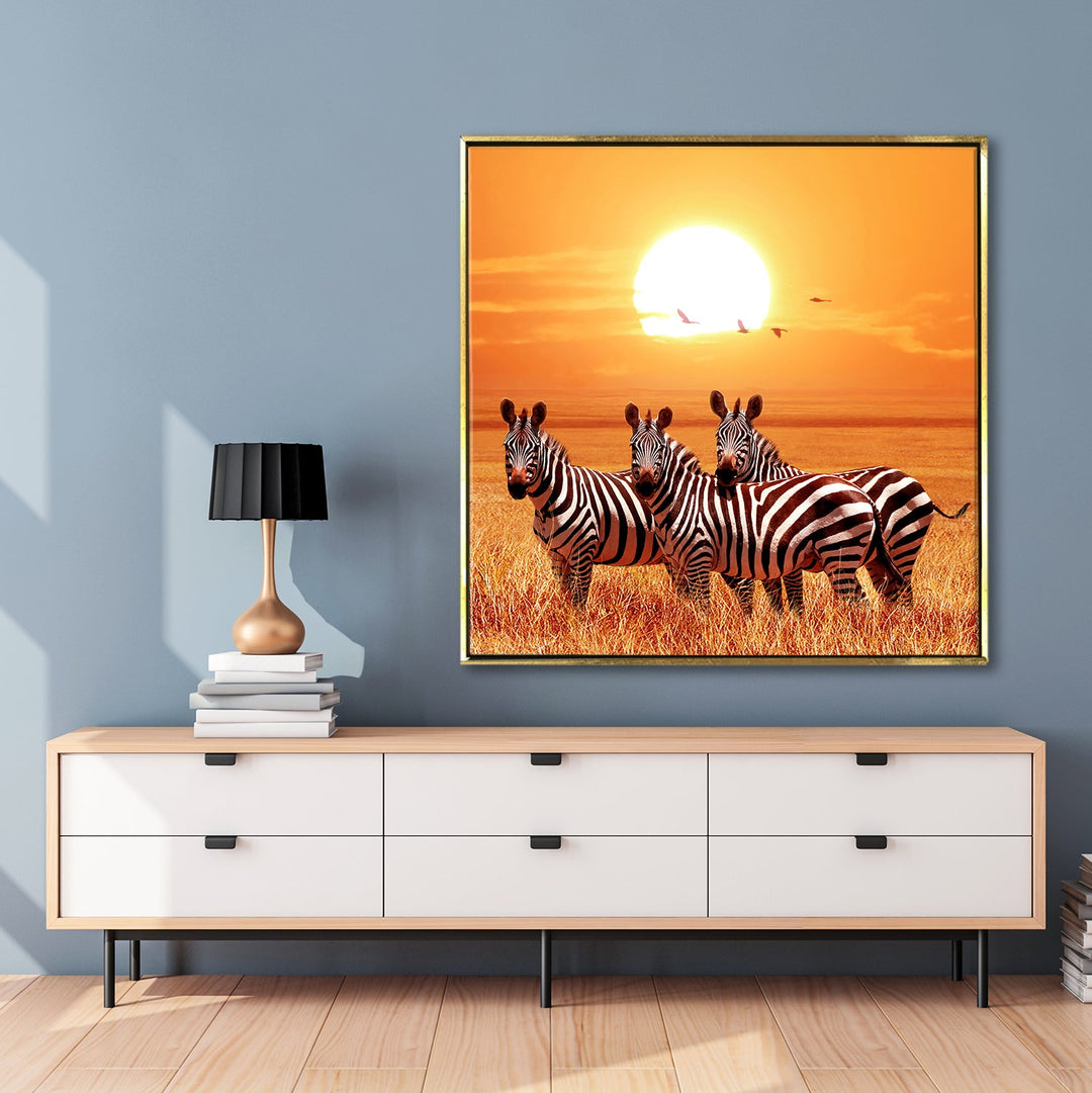 Large Wildlife Canvas Wall Art Painting for Living Room, Home, and Office.