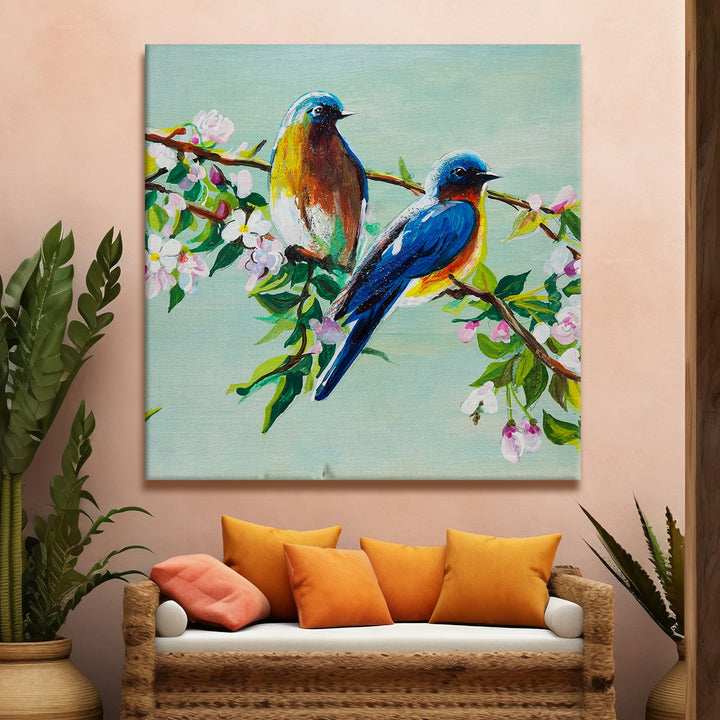 Large Wildlife Canvas Wall Art Painting for Living Room, Home, and Office.