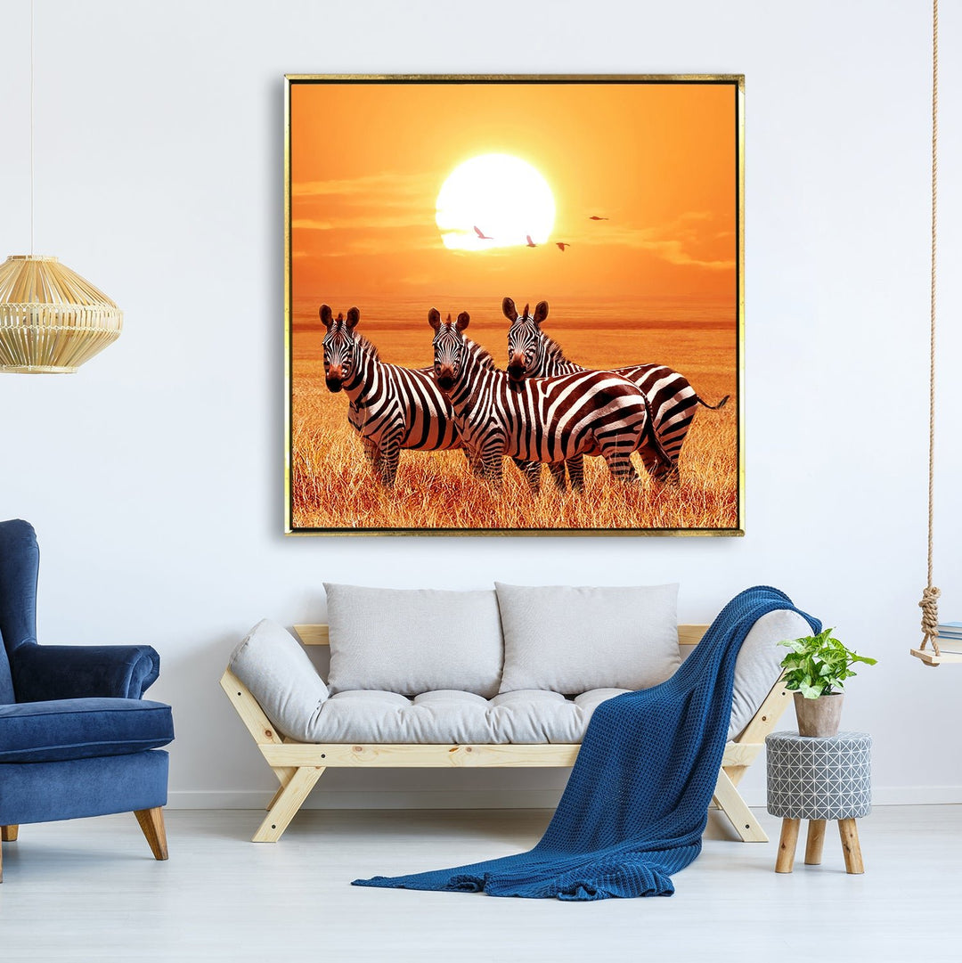 Large Wildlife Canvas Wall Art Painting for Living Room, Home, and Office.