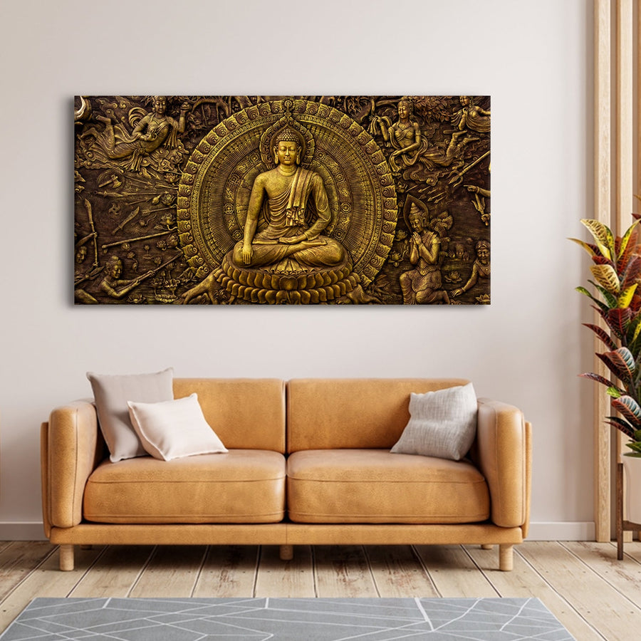 Buddha Wall Art – Paper Plane Design