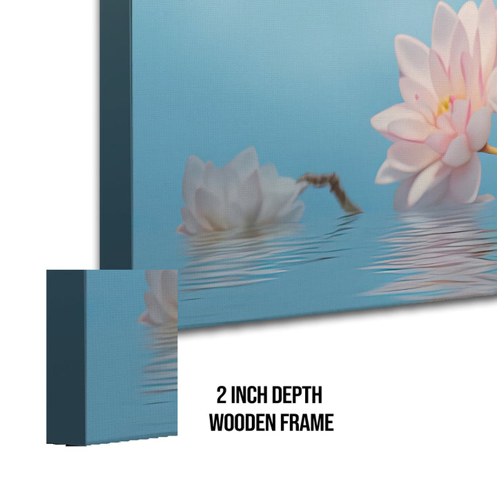 Lord Buddha Canvas Painting For Home Decor, Office walls and Hotels, Resorts Wall Decoration 24 inch x 48 inch (BDWA25)