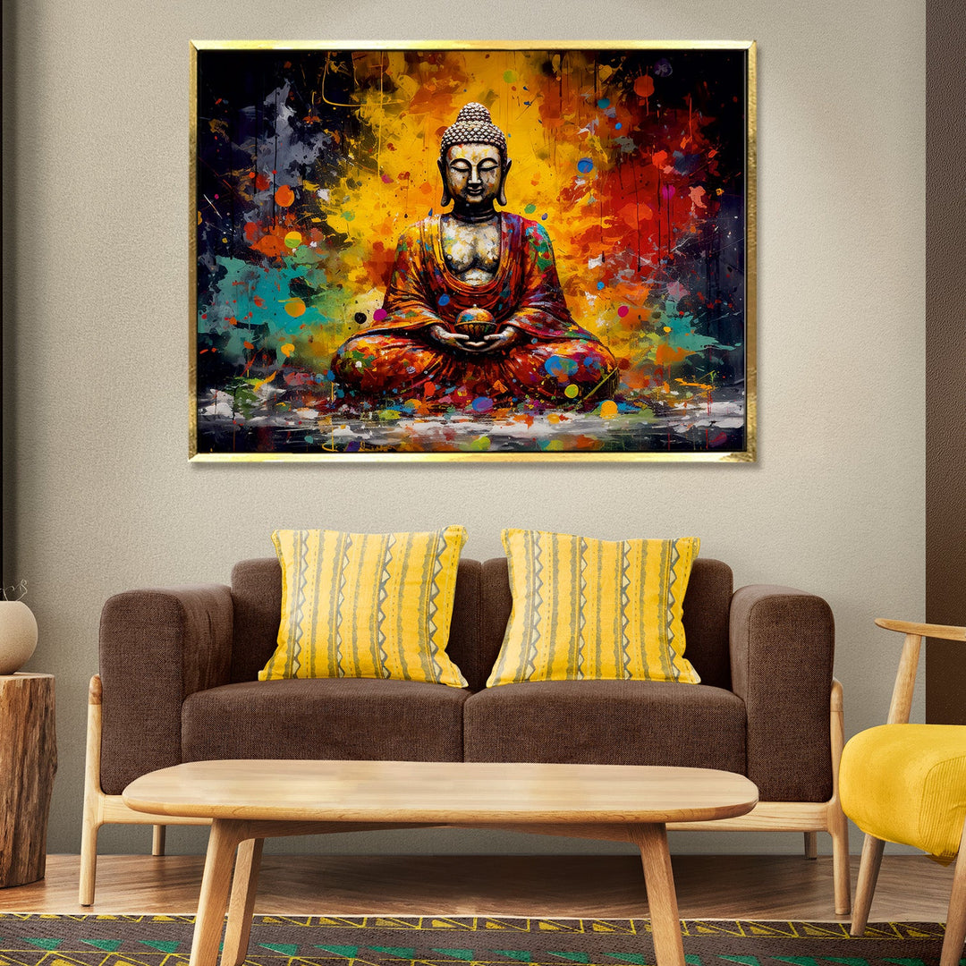Wall Painting Ideas Buddha