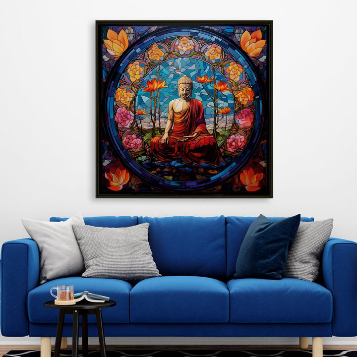 Lord Buddha Vastu Wall Art Painting For Home and Office Wall Decoration