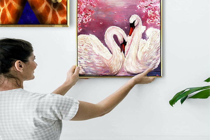 Love Canvas Floating Frame Collage Painting For Bedroom Wall Decoration