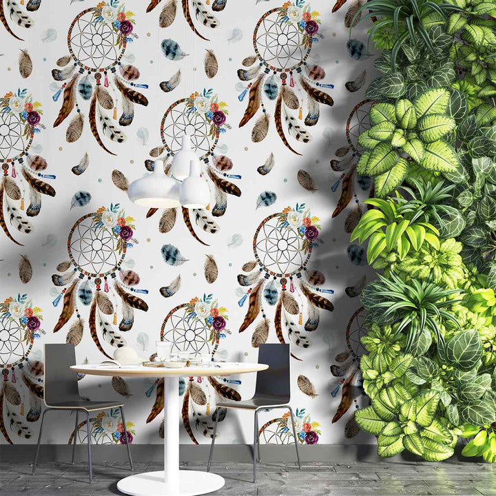 Luxury Dreamcatcher Watercolor wallpaper for the living room Wall Decoration