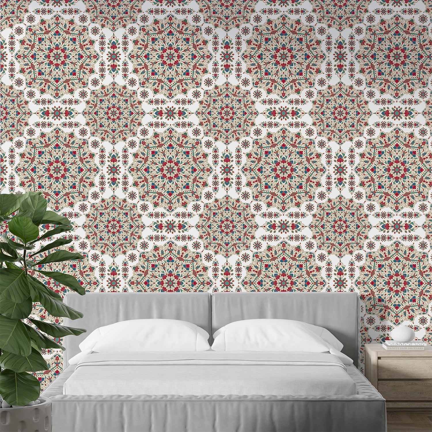 Luxury Moroccan Pattern Wallpaper For Living Rooms Decoration