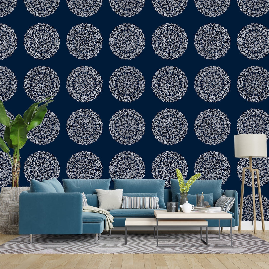 Mandala Pattern wallpaper For Living Rooms Decoration